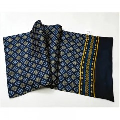  Férfi exklúzív sál - Kék mintás Férfi kesztyű, sál